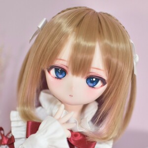 【みみずく】DDH-01 カスタムヘッド ソフビ盛り セミホワイト肌＋おまけ舌パーツ＆おまけアイ ※難あり MDD