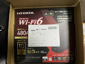 IOデータ WN-DAX6000XR(WAN/LAN 10Gbps Wi-Fiルーター)