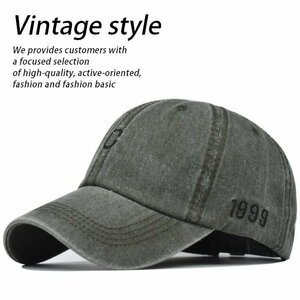【C】Vintage style ローキャップ キャップ 帽子 メンズ レディース こなれ感 7988369 9009978 N-6 オリーブ 新品 1円 スタート