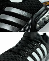 【疲れない構造】X-TOKYO スニーカー メンズ 靴 撥水 エアー 通気性 軽量 軽い 2929 ブラック 26.0cm / 新品 1円 スタート_画像3