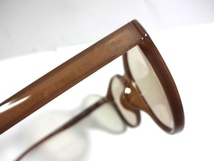 X4A029■本物■ 無印良品 MUJI UV400 ベージュ色 サングラス メガネ 眼鏡 メガネフレーム_画像7