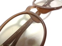 X4A029■本物■ 無印良品 MUJI UV400 ベージュ色 サングラス メガネ 眼鏡 メガネフレーム_画像9