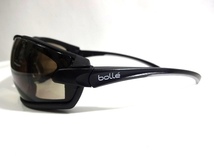 X4A067■ ボレー bolle BOOM ブラック 防塵 防風 飛沫 予防 メンズ レディース UVカット サングラス メガネ 眼鏡 メガネフレーム ケース付_画像3