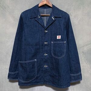 Lee THE ARCHIVES リーアーカイブス 02442 WWⅡ LOCO JACKET 31J 大戦モデル デニム カバーオール ロコジャケット size.36 インディゴ