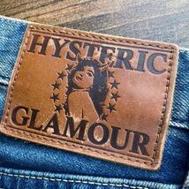 希少 HYSTERIC GLAMOUR ヒステリックグラマー 12/SS MUSIC NOTE 音符 楽譜 プリント 総柄 スリム スタッズ デニムパンツ ジーンズ size.30_画像8