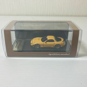 花1【60】1円～ イグニッションモデル 1/64 FEED RX-7 (FD3S) イエロー 2726 ミニカー 藤田エンジニアリング