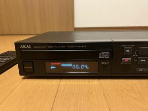 アカイ AKAI 赤井電機　A&D CDプレイヤー　CD-A7 希少　動作確認済　価値のわかるコレクター様オーディオマニアの方へいかがでしょうか？