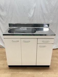 【良品】ボックスキッチン 調理台 システムキッチン 「幅90cm 900mm」☆家庭用 調理台 流し台 BOXキッチン 大阪市内 直接引き取り可☆