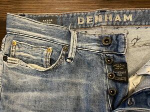 DENHAM デンハム / RAZOR SLIM FIT / candiani denim / ジーンズ・デニム / スリムフィット/ サイズW31 L30 / ほつれ有り、要画像確認