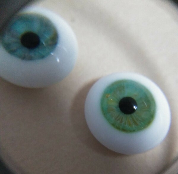 golem様 グラスアイ　ドール　bjd eye オッドアイ　約16mm