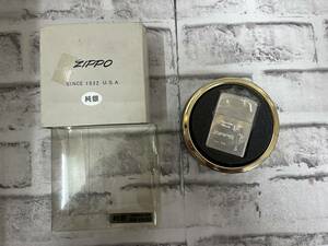 【39680.0109K】★動作未確認★　Zippo/ジッポー　純銀　American Classic STERLING　オイルライター　灰皿付き　喫煙具　現状品