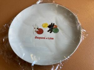 【未開封品】リサとガスパールの絵皿　直径19cm　Gaspard et Lisa