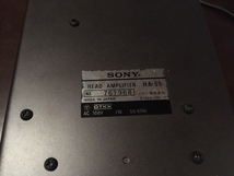SONY HA-55 アンプ ヘッドアンプ 箱入り ソニー HA55_画像3