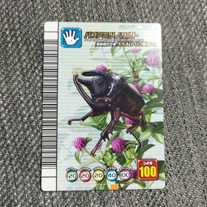 甲虫王者ムシキング 5周年コレクションカード パプアミツノカブト 早い者勝ち