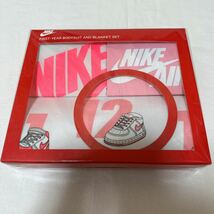 新品　定価6600円　NIKE ナイキ　ロンパース　ブランケット　3点セット　0〜12ヶ月　60 70 肌着　おくるみ　カバーオール　出産祝い_画像1