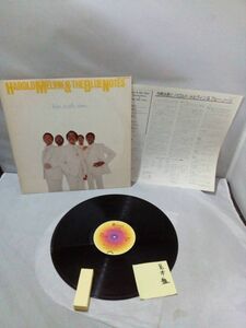 J3237　LPレコ－ド　ハロルド・メルヴィン&ブルー・ノーツ　Harold Melvin & The Blue Notes Now Is The Time　 YX-8126-AB　見本盤