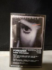 T6104　カセットテープ　Foreigner Inside Information , 1987