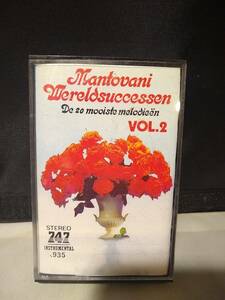 T6190　カセットテープ　Mantovani Wereldsuccessen / De 30 Mooiste Melodien VOL.2