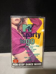 T6199　カセットテープ　Various / MTV Party To Go Vol. 3 , Mary J. Blige, Madonna, Boyz II Men, NON-STOP DANCE MIXES 1993