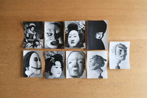  Tokyo industrial arts name ... Ikeda ..[.....] doll joruri bunraku print 9 pieces set 
