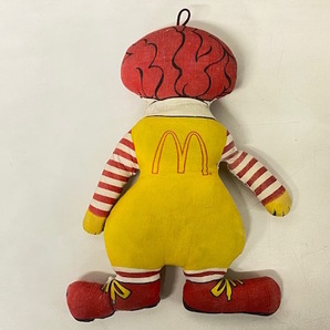 【 訳あり特価！ 】 80s マクドナルド ロナルド ドナルド ピロードール クロスドール 人形 McDonald's Ronald 人形 / 管理V13の画像3