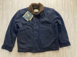 未使用 アルファインダストリーズ N-1デッキジャケット Alpha Industries N-1 Deck Jacket 　Navy Department Contract 876x30