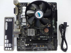 ASRock　B360M　LGA1151　MicroATX　BIOS確認済み　中古