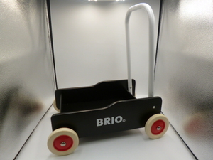 BRIO ブリオ 手押し車 ブラック 木製 おもちゃ 激安1円スタート