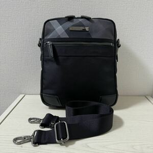 【新品同様】BLACK LABEL CRESTBRIDGE ブラックレーベルクレストブリッジ ショルダーバッグ ブラック　黒