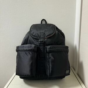 【新品同様】定価31,350円　PORTER ポーター TANKER タンカー リュックサック ブラック　黒　バックパック 622-09312 デイパック