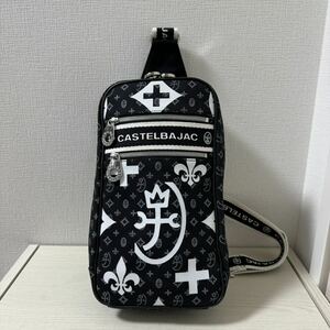 【新品同様】カステルバジャック CASTELBAJAC ボディバッグ　ニース ブラック　黒　038911 38911 ワンショルダー　ウエスト