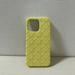 【再値下げ】新品同様　BOTTEGA VENETA ボッテガヴェネタ　iPhone 14 plus スマホケース　シャーベット　イントレチャート　スマートフォン