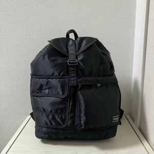 【新品同様】定価29,700円　PORTER ポーター TANKER タンカー リュックサック バックパック 622-09388 ブラック　黒