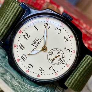 【極美品・未使用】★送料無料★ IWC シャフハウゼン ポベダ IWC SCHAFFHAPOBED POBED POBEDA メンズ腕時計 ヴィンテージ アンティーク