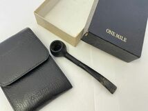 O270-C4-1019 パイプたばこ まとめ 約10点 dunhill ダンヒル ONE MILE BENTLEY 他 レトロ 喫煙グッズ 喫煙具 昭和 箱・ケース付き ⑤_画像10