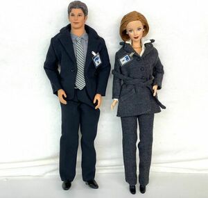 M302-O43-386 MATTEL マテル社 Barbie バービー ケン バービー人形 2点セット FBI 捜査官 スーツ②