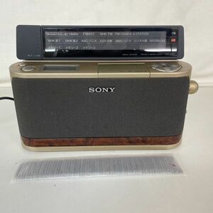 M452-K50-328 SONY ソニー FM/AM PLLシンセサイザーポータブルラジオ ICF-A101 通電OK②