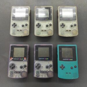 N619-D5-259 Nintendo 任天堂 ニンテンドー / GAME BOY COLOR ゲームボーイ カラー / 本体 6点セット / CGB-001 / 日本製 ⑦