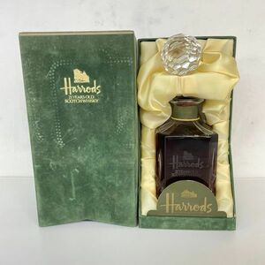 N226-K39-1426 Harrods ハロッズ 21年 / スコッチ ウイスキー 古酒 / 750ml 43％ / 箱・栓付き / 未開栓 ⑦