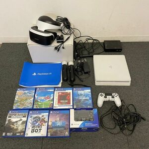 O205-K32-3341 SONY ソニー / PS4 まとめ セット / 本体 CUH-2100B / コントローラー / VR CUH-ZVR2 / ソフト 7点 / 通電確認OK ⑦