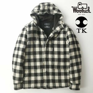 極美品 TK TAKEO KIKUCHI x WOOLRICH タケオキクチ ウールリッチ バッファローチェック ツイードパーカ マッキーノジャケット L