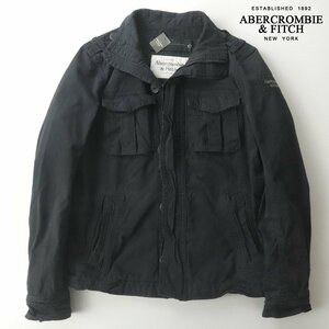 新品タグ付き アバクロンビー＆フィッチ SENTINEL JACKET ヴィンテージ加工 コットンツイル センチネルジャケット 紺 L(JP:XL)