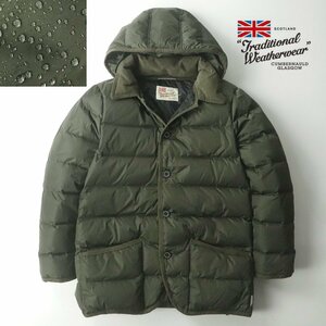 極美品 マッキントッシュ TRADITIONAL WEATHERWEAR WAVERLY DOWN ウェーバリー ダウンジャケット カーキ 42 JP:XL【相場価格￥60,500-】