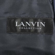 【最高級！】美品 日本製 LANVIN COLLECTION ランバン アンゴラ混 ビーバーウール スタンドカラーコート 46 JP:M【相場価格￥187,000-】_画像6