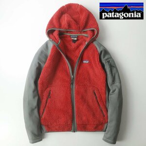 【テクニカル素材！】美品 Patagonia パタゴニア 25590F0 Los Lobos Jacket フリース ロスロボスジャケット レッド S パーカ-