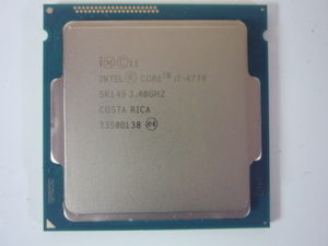 送料無料／動作品／中古CPU　■ Intel Core i7-4770 @3.40GHz（管6012015）