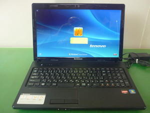 送料無料／中古ノートPC　■ lenovo G575／AMD／2GB（管6012701）