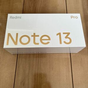 Redmi Note 13Pro 8GB 256GB 浅夢空間　未使用品！