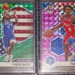 tyrese Maxey rc mosaic prizm NBA カード PANINI