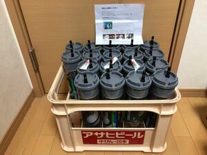 テニスボール　空気圧維持・加圧容器　【18個セット　ビールケース付き】